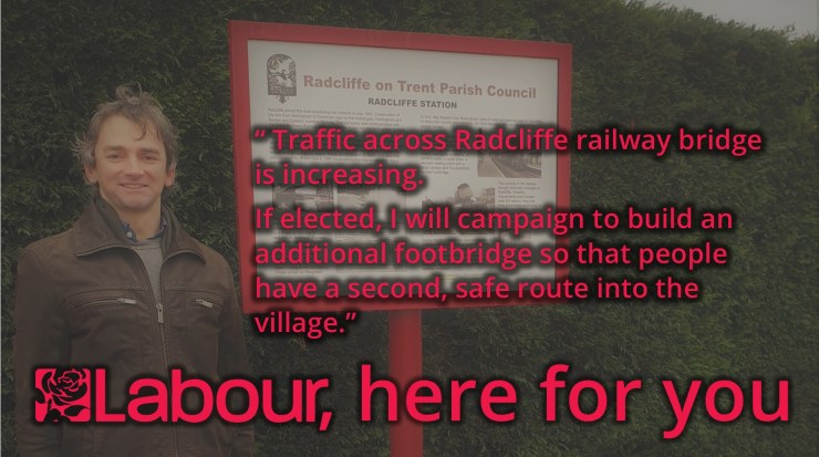 Radcliffe on Trent needs a new footbridge